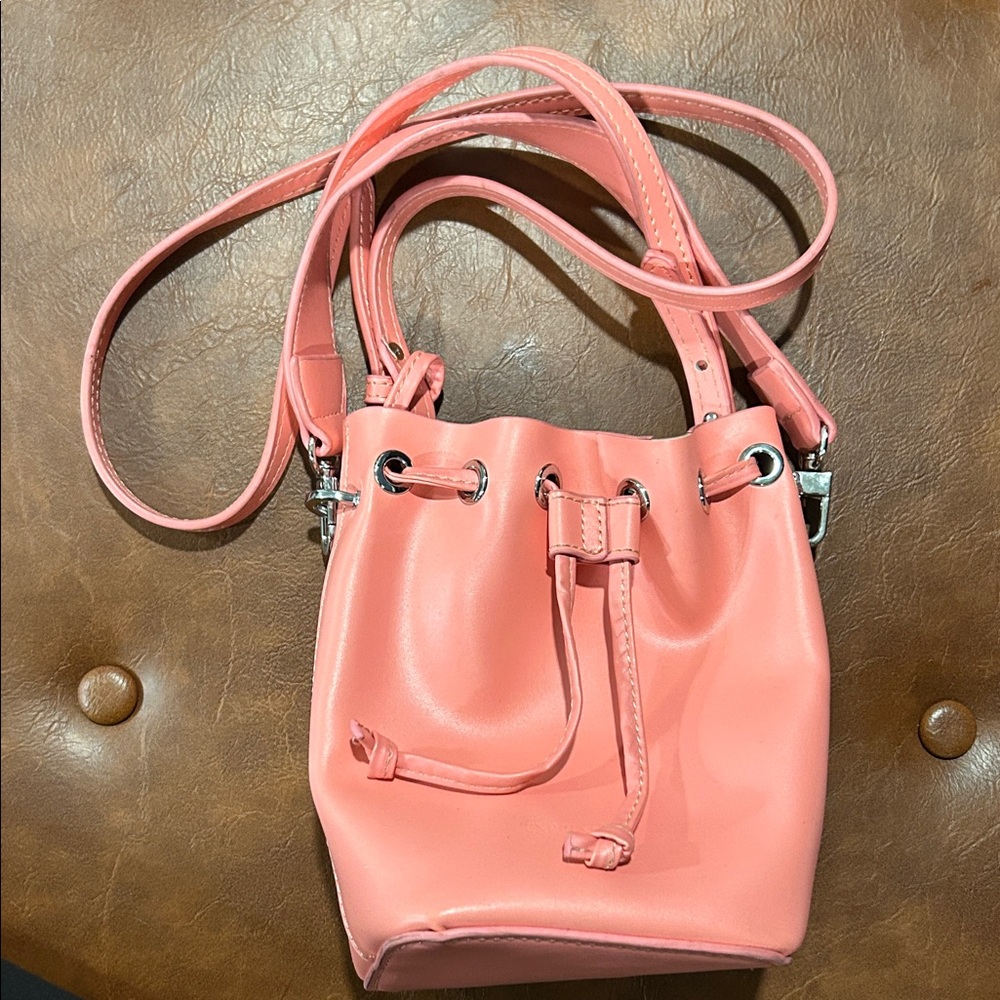 Pink Bucket Bag